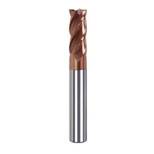 BKEA 4MM HRC 58 4 Flute Square Standard End Mill For Metal Working