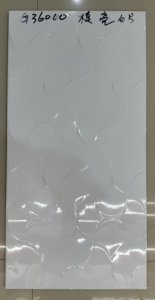 Hiện đại 3D dập nổi 300x600 mét trắng gốm ốp tường cho phòng tắm firebrick chức năng cho nội thất sử dụng biên giới gạch thiết kế - Product Image 2