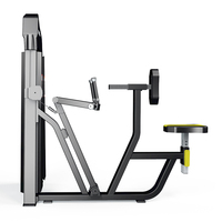 Fitness commercial professionnel assis rangée verticale entraîneur force machine fitness équipement de gymnastique pour bras presse