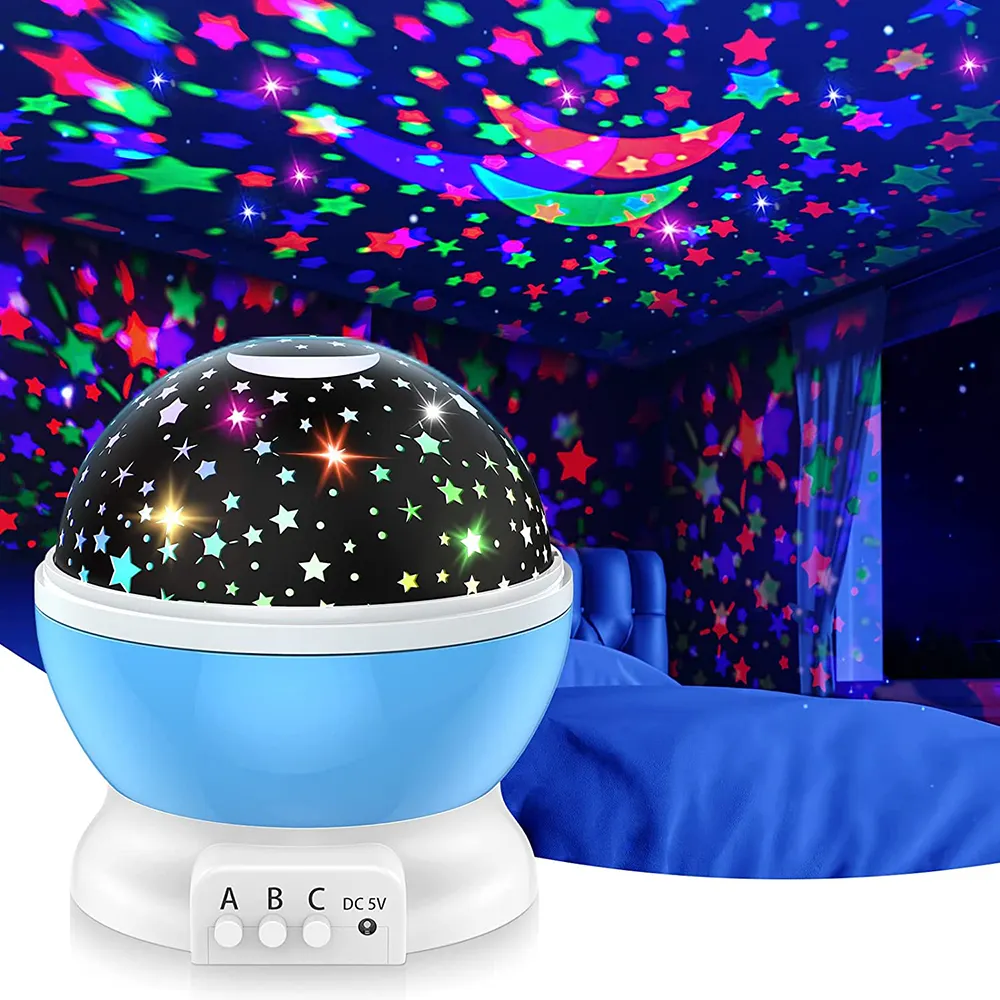 Best Led Smart Home Decorative Lights Galaxy Star Starry Sky Moon Projector Night Light Star Projector Lamp For Kid Bedroom