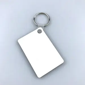 sublimation keychains mdf wooden blanks key ring to sublimate double sides custom