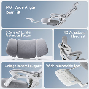 Ergonomic Office Chair With Footrest Reclining Adjustable Height For Home Office Use - Product Image 5