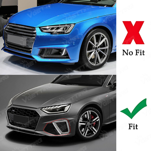 กรอบไฟตัดหมอกกันชนหน้าอุปกรณ์แต่งรถยนต์ฝาครอบไฟตัดหมอกสำหรับรถ Audi A4 B9กีฬา S-line 2019 2020 <span class=keywords><strong>2021</strong></span> - Product Image 2