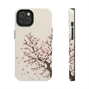 Cherry Blossom Tree 8-Bit Retro Pixel Art Trendy Tough Phone Case
