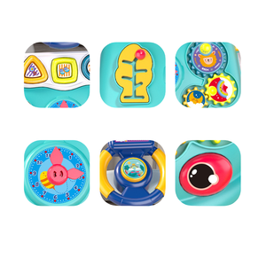 Trotteur pour bébé infantile <span class=keywords><strong>voiture</strong></span> de poussée en plastique multifonctionnelle pour enfants avec son léger bébé jouets de marcheur anti-renversement pour enfants - Product Image 5