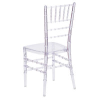 Chaises Chiavari en acrylique transparent de haute qualité, design démontable, pour mariages et événements