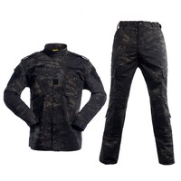 Chenhao Camouflage manches longues hommes uniformes veste tactique et pantalon ensemble vêtements d'entraînement d'assaut pour la chasse en plein air