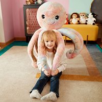 Peluche personnalisée, grande, mignonne, énorme, jumbo, kawaii, moelleuse, peluche de grande taille, pieuvre, peluche surdimensionnée, cadeaux pour enfants