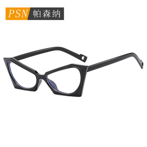 Psn Cat Eye <b>Eyeglasses</b> <b>Frames</b> Full Rim Anti Blue Light Unisex Geometric Design Lightweight 2023 - Product Image 2