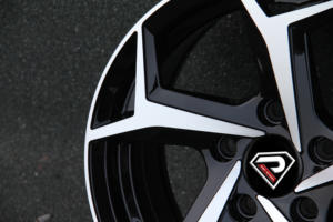 GPWLGZJ 687 15/<span class=keywords><strong>16</strong></span> <span class=keywords><strong>pouces</strong></span> <span class=keywords><strong>5</strong></span>/100 avec rayons en forme de Y Jantes en alliage personnalisées à face usinée noire pour <span class=keywords><strong>POLO</strong></span> - Product Image 4