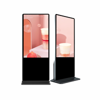 Kiosco Digital de Alta Definición con Pantalla Táctil LCD de 55 Pulgadas para Interiores, Señalización para Tiendas Minoristas