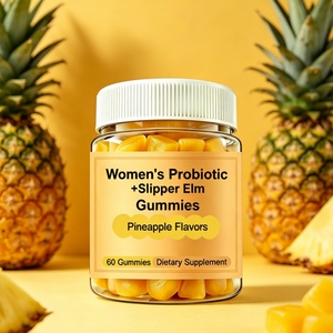 Gomitas de Probióticos y Olmo Resbaladizo para Mujeres, Probióticos de Piña para Equilibrio del pH, Suplementos para la Salud Intestinal Humana, Venta al Por Mayor de Fábrica OEM - Product Image 5