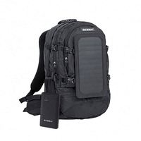 BSCI Usine Slocable Personnalisé Mode Étanche 10000mAh 7W Panneau Solaire Chargeur Camping En Plein Air Sac À Dos
