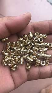 Brass <strong>Inserts</strong> Knurled Micro Screw <strong>Inserts</strong> Brass <strong>Thread</strong> <strong>Insert</strong> for Plastics Manufacture Parts - Product Image 5