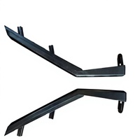 Pièces de carrosserie automobile, garniture de calandre avant, gauche et droite, noir brillant, remplacement pour BYD Shark 6 Pickup Truck