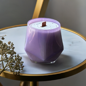 Bougie à la lavande de No Label Candle Company, cire de coco, 90 heures de combustion, aromathérapie, décoration d'intérieur, yoga, méditation - Product Image 2