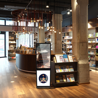 Écran publicitaire LCD personnalisé de 32 pouces, kiosque d'affichage intérieur et signalétique pour les magasins de détail