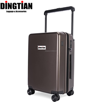 Valise personnalisée avec logo, 20 pouces, en polycarbonate léger, avec serrure TSA, design durable à 4 roues larges