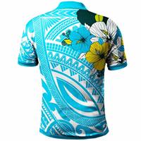 Vente en gros à bas prix haut d'été Fidji jour Polo Polynésien Hibiscus fleur marque Design mode polyvalent hommes revers T-Shirt