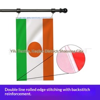 Drapeau du Niger n°4, 90x150cm, rectangulaire, en polyester, pour extérieur, avec œillets, grand format