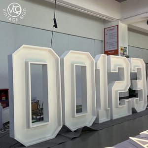 Letras LED de Neón Grandes de 4 Pies <span class=keywords><strong>para</strong></span> <span class=keywords><strong>Alquilar</strong></span>, Números de Marquesina de 4 Pies con Luces - Product Image 3