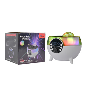 Mini Altavoz Bluetooth ZQS2226, Proyector de Estrellas Nocturnas, Bola Mágica Giratoria a Todo Color, Lámpara de Discoteca, Computadora, Fiesta, Bar, Club, 1 Unidad - Product Image 2