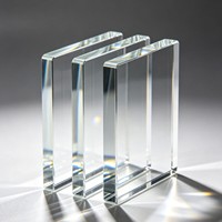 Panneau acrylique haute transparence, verre organique, polissage diamant, impression laser UV