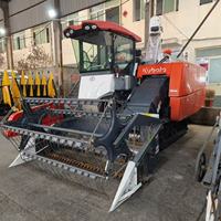 Moissonneuse-batteuse automatique 120 CV avec boîte de vitesses et moteur pour récolte de céréales (maïs, blé, riz) haute productivité 2400 mm