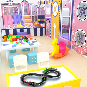 Centro de Juegos de Plástico para Interiores, Piscina, Tobogán en Espiral, Uso Comercial, Capacidad de 100-500 kg para Niños - Product Image 4