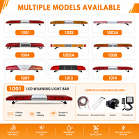 Barre lumineuse d'avertissement à LED super lumineuse, clignotante, à montage mural, étanche IP65, en PC, pour la sécurité routière, DC 12V/24V, avec son