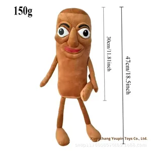 Vente flash : Peluche mignonne de requin et d'éléphant en forme de bâton, jouet en peluche, 11-50 cm, rembourrage en coton PP - Product Image 5