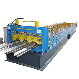 Fabrikant Promotie Prijs 688 Floor Decking Sheet Koude Roll Forming Machine Voor Bouw