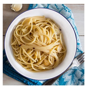 Juego de 2 placas de Metal esmaltadas para comida, placa redonda con borde enrollable para cocina, Camping, Picnic, barbacoa - Product Image 6