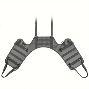 Motorcycle Mount Base Fuel Tank Mounting System Rear Storage DIY Upgrade Black With Waterproof Bumper Bags - Product Image 1