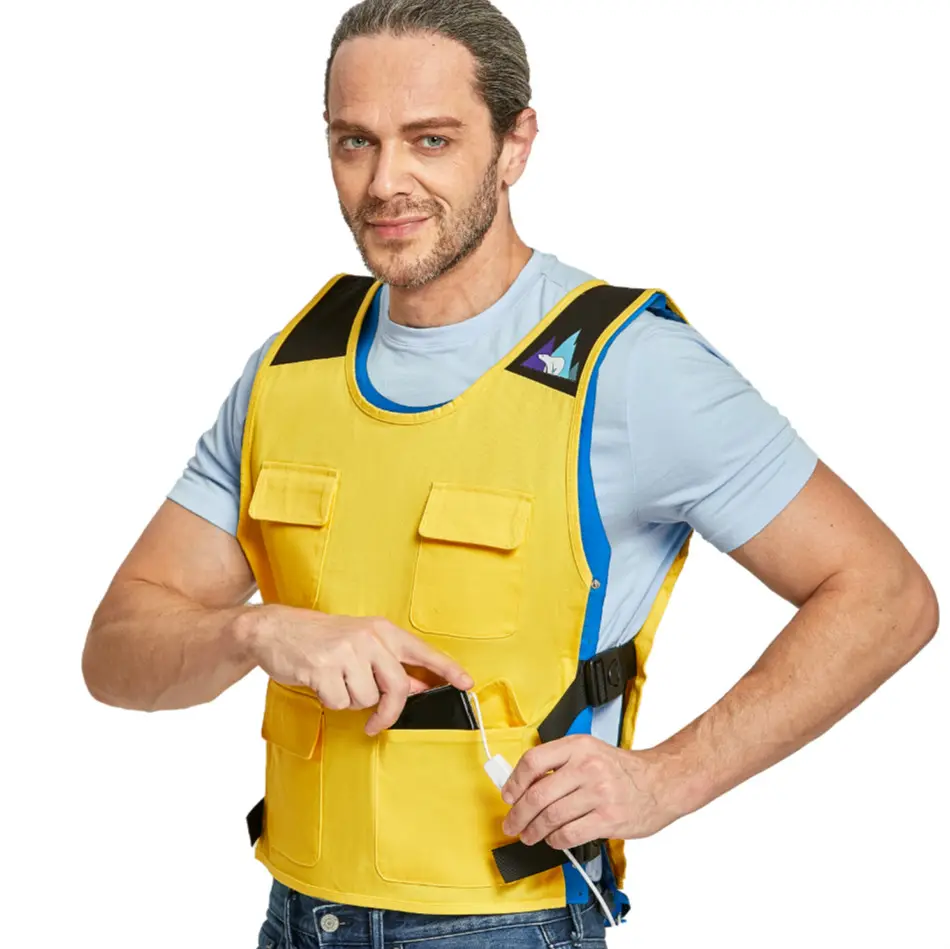 Suit Safety Comfortable Breathable Waterproof Cooling Vest Cooling Safety Suit For Worker Protective