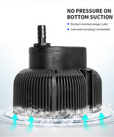 Pompe à eau submersible DB-D555 45W 2000L/H 2.5M Pompe de fontaine à aspiration par le bas pour refroidisseur d'air désertique