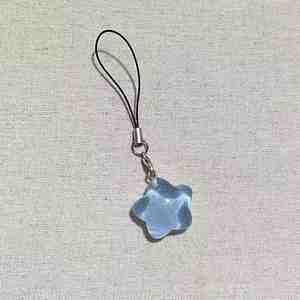 Porte-clés en résine étoile gonflée scintillante avec cordon, pendentif de sac, cadeau pour meilleur ami - Product Image 3