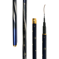 Canne à pêche multi-sections en carbone Dragvor Nova 5.4m 6.3m 7.2m 7.5m 8.1m pour la pêche à la carpe, au poisson-chat et à la perche en eau douce (lac, ruisseau, rivière)