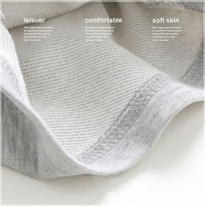 Pantalones Cortos de Felpa Francesa 100% Algodón para Niño, con Cordón en la Cintura, Lisos, Personalizables al por Mayor - Product Image 4