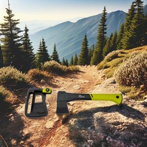 Outdoor <b>Garden</b> Axe with SK5 Steel Blade & Fiberglass Handle Manual Power Source PVC Pouch Included - Product Image 4