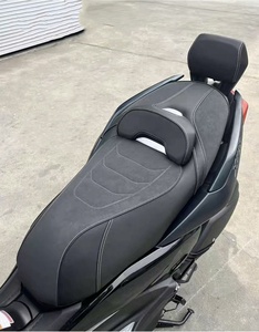 Asientos de motocicleta modificados para Yamaha Xmax300 17-22 años cómodos y suaves con respaldo sillín impermeable <span class=keywords><strong>Xmax400</strong></span> Xmax250 - Product Image 3