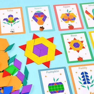 Chất lượng cao mô hình bằng gỗ khối hình học hình dạng ghép hình câu đố bé giáo dục Montessori đồ chơi cho trẻ em - Product Image 5