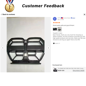 Calandre avant double en fibre de carbone sèche pour BMW G80 M3 G82 G8X M4 Competition <span class=keywords><strong>2020</strong></span>+ - Product Image 6