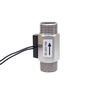 G1 /2 переключатель потока воды из нержавеющей стали 24 В Магнитный Датчик потока для контроля системы водоснабжения промышленный мониторинг жидкости - Product Image 2