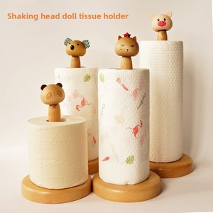 Porte-serviettes en papier vertical créatif à thème animalier <span class=keywords><strong>de</strong></span> dessin animé, support <span class=keywords><strong>de</strong></span> rangement pour chiffons pour paresseux, en <span class=keywords><strong>bois</strong></span>, pour rouleaux <span class=keywords><strong>de</strong></span> papier - Product Image 4