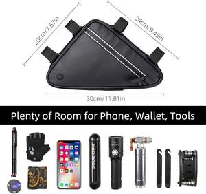 Free sample Rockbro Triangle <b>Bag</b> <b>Bike</b> Storage <b>Bag</b> Bicycle Frame Pouch <b>Bag</b> for Road <b>Bike</b> Cycling <b>Bike</b> Accessories - Product Image 6