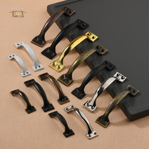 Poignées de porte en fer Jingmao Antique en forme d'arc, 3, 4, 5, 6 pouces, pour tiroirs et meubles en bois - Product Image 1