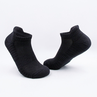 Personnalisé Unisexe Hommes Séchage Rapide Bio Coussin Doux Marque Premium Cheville Running Athlétique Sport Chaussettes Éponge Avec Antidérapant Grip