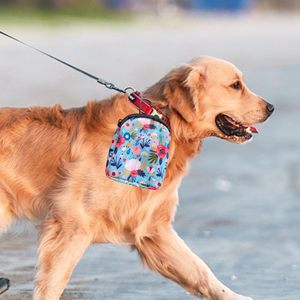 Free sample Custom Corduroy Dog Walking Bag Dog <b>Treat</b> Pouch Dog <b>Training</b> Bag with Poop Bag Dispenser Brand Private Logo - Product Image 4