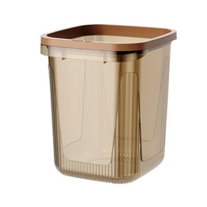 Poubelle de grande capacité pour dortoirs, cuisines et usage domestique ; style luxueux et haut de gamme ; poubelle de salon avec - Product Image 5